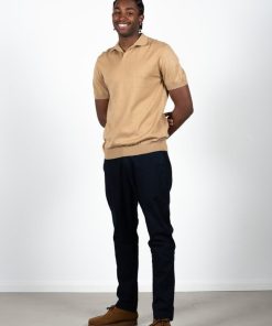 Polo´S Clean Cut Copenhagen | Niel Xo Knitted Polo - Sand Melange