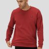 Sweatshirts & Hoodies Clean Cut Copenhagen | Basic Organic Bomuld Sweatshirt - Brick Rod