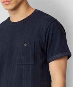 T-Shirts Clean Cut Copenhagen | Timothy Structured T-Shirt - Mork Navy