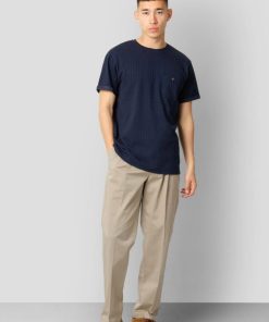 T-Shirts Clean Cut Copenhagen | Timothy Structured T-Shirt - Mork Navy