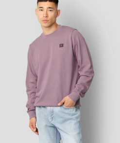 Sweatshirts & Hoodies Clean Cut Copenhagen | Basic Organic Bomuld Sweatshirt - Dusty Purple