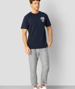 T-Shirts Clean Cut Copenhagen | Sami Cotton T-Shirt - Navy