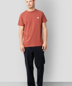 T-Shirts Clean Cut Copenhagen | Basic Organic T-Shirt - Rusty Red