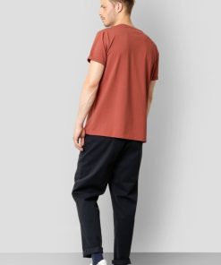 T-Shirts Clean Cut Copenhagen | Basic Organic T-Shirt - Rusty Red