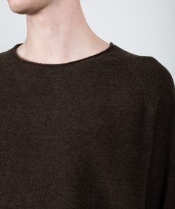 Strik Clean Cut Copenhagen | Budapest Boucle Knitted Jumper - Dark Brown