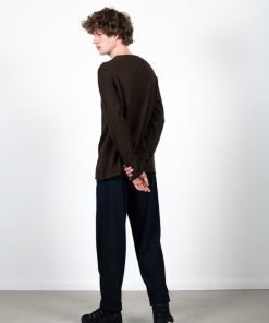 Strik Clean Cut Copenhagen | Budapest Boucle Knitted Jumper - Dark Brown