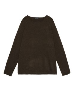 Strik Clean Cut Copenhagen | Budapest Boucle Knitted Jumper - Dark Brown