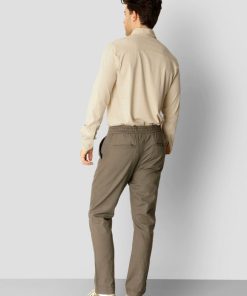 Skjorter Clean Cut Copenhagen | Hudson Jersey Stretch Skjorte - Sand Melange