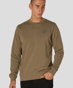 Sweatshirts & Hoodies Clean Cut Copenhagen | Basic Organic Bomuld Sweatshirt - Mork Kamel