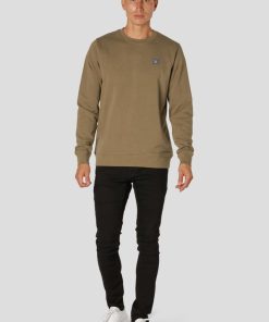 Sweatshirts & Hoodies Clean Cut Copenhagen | Basic Organic Bomuld Sweatshirt - Mork Kamel