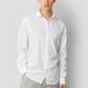 Skjorter & Overskjorter Clean Cut Copenhagen | Jamie Cotton/Linen Shirt - Hvid