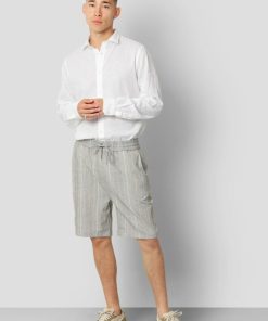 Skjorter & Overskjorter Clean Cut Copenhagen | Jamie Cotton/Linen Shirt - Hvid