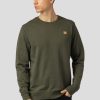 Sweatshirts & Hoodies Clean Cut Copenhagen | Basic Organic Bomuld Sweatshirt - Bottle Gron