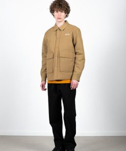 Jakker & Frakke Clean Cut Copenhagen | Lucas Nylon Jacket - Dark Khaki