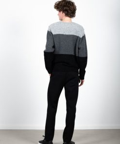 Strik Clean Cut Copenhagen | Tim Knitted Sweater - Gra Mix