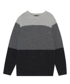 Strik Clean Cut Copenhagen | Tim Knitted Sweater - Gra Mix