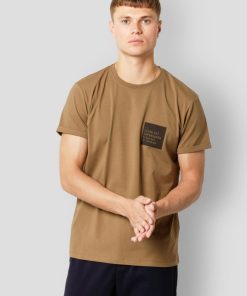 T-Shirts Clean Cut Copenhagen | Jake Organic T-Shirt - Dark Camel / Dark Camel