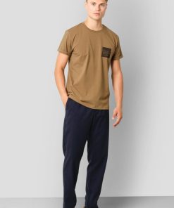 T-Shirts Clean Cut Copenhagen | Jake Organic T-Shirt - Dark Camel / Dark Camel