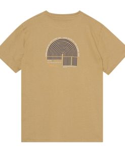 T-Shirts Clean Cut Copenhagen | Geo Organic T-Shirt - Dark Khaki