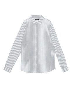 Skjorter & Overskjorter Clean Cut Copenhagen | Jamie Cotton/Linen Striped Shirt - Minty/Ecru