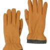 Tilbehor Clean Cut Copenhagen | Stephan Leather Gloves - Cognac