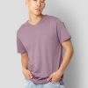 T-Shirts Clean Cut Copenhagen | Madrid V-Neck T-Shirt - Dusty Purple