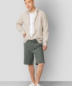 Skjorter & Overskjorter Clean Cut Copenhagen | Jamie Cotton/Linen Shirt - Sand Melange