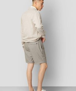 Skjorter & Overskjorter Clean Cut Copenhagen | Jamie Cotton/Linen Shirt - Sand Melange