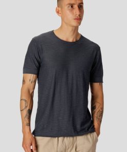 T-Shirts Clean Cut Copenhagen | Mathis Cotton T-Shirt - Navy