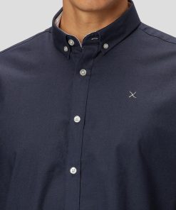 Skjorter & Overskjorter Clean Cut Copenhagen | Oxford Stretch Shirt - Navy