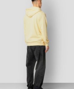 Sweatshirts & Hoodies Clean Cut Copenhagen | Basic Organic Bomuld Hoodie - Pastel Gul