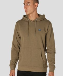 Sweatshirts & Hoodies Clean Cut Copenhagen | Basic Organic Bomuld Hoodie - Mork Kamel