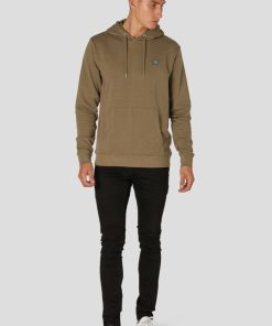 Sweatshirts & Hoodies Clean Cut Copenhagen | Basic Organic Bomuld Hoodie - Mork Kamel