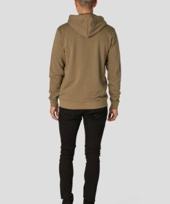 Sweatshirts & Hoodies Clean Cut Copenhagen | Basic Organic Bomuld Hoodie - Mork Kamel