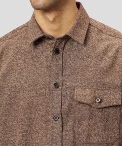 Overskjorter Clean Cut Copenhagen | Jayden Flannel Overshirt - Brown Mix