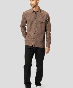 Overskjorter Clean Cut Copenhagen | Jayden Flannel Overshirt - Brown Mix