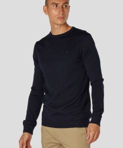 Strik Clean Cut Copenhagen | Merino Wool Knitted Jumper - Navy