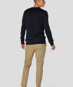 Strik Clean Cut Copenhagen | Merino Wool Knitted Jumper - Navy