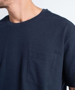 T-Shirts Clean Cut Copenhagen | Calton Cotton T-Shirt - Mork Navy