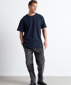 T-Shirts Clean Cut Copenhagen | Calton Cotton T-Shirt - Mork Navy