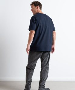 T-Shirts Clean Cut Copenhagen | Calton Cotton T-Shirt - Mork Navy