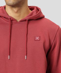 Sweatshirts & Hoodies Clean Cut Copenhagen | Basic Organic Bomuld Hoodie - Brick Rod