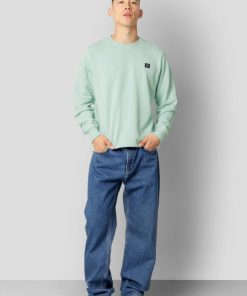 Sweatshirts & Hoodies Clean Cut Copenhagen | Basic Organic Bomuld Sweatshirt - Minty Green