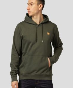 Sweatshirts & Hoodies Clean Cut Copenhagen | Basic Organic Bomuld Hoodie - Bottle Gron