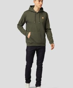 Sweatshirts & Hoodies Clean Cut Copenhagen | Basic Organic Bomuld Hoodie - Bottle Gron