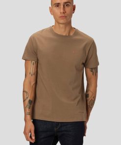 T-Shirts Clean Cut Copenhagen | Patrick Organic T-Shirt - Mork Kamel