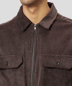 Skjorter & Overskjorter Clean Cut Copenhagen | Myles Corduroy Overshirt - Dark Brown