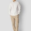 Skjorter & Overskjorter Clean Cut Copenhagen | Oxford Striped Stretch Shirt - Khaki Striped