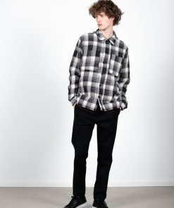 Skjorter & Overskjorter Clean Cut Copenhagen | Antonie Checked Overshirt - Gra Tern