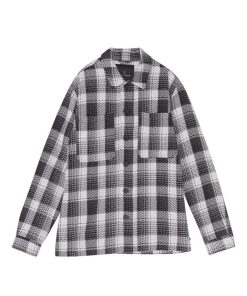 Skjorter & Overskjorter Clean Cut Copenhagen | Antonie Checked Overshirt - Gra Tern